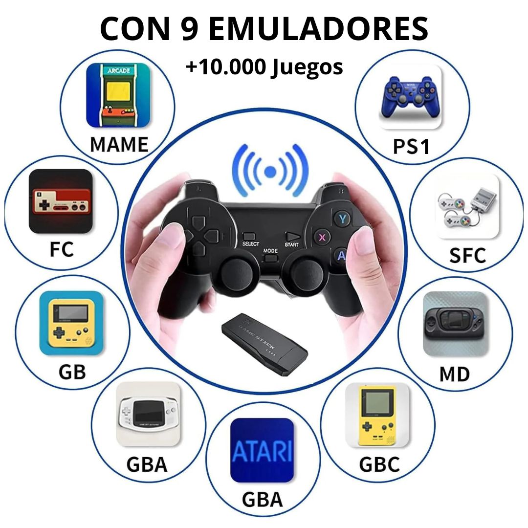 Consola Retro con 10.000 Juegos Clásicos